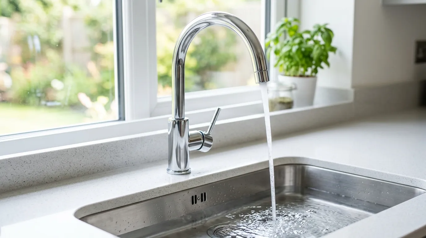 Local Plumbing Master Pros same day plumber fixing a faucet in Utica, PA
